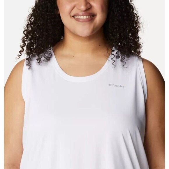 Columbia Women's Hike Performance Tank Top City White Size X Small - Picture 4 of 5